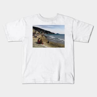 Liguria landscape photography Kids T-Shirt